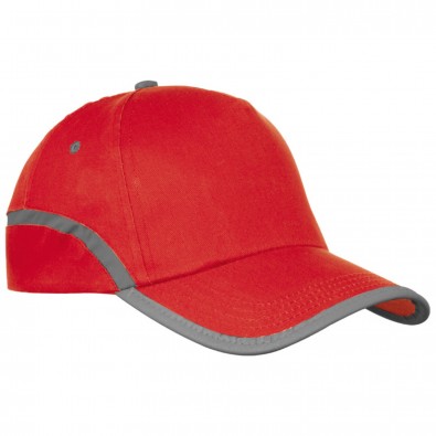 AZO-freie 5-Panel Baumwoll-Baseballcap, rot AZO-freie 5-Panel Baumwoll-Baseballcap, rot