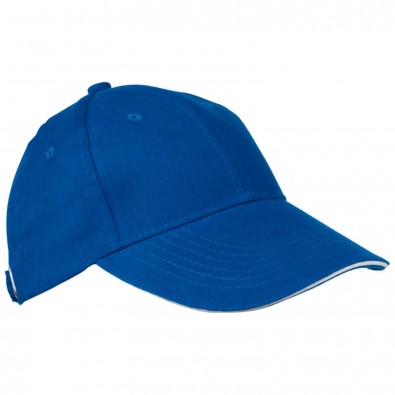 AZO-freie 6 Panel Sandwich-Baseball-Cap, blau AZO-freie 6 Panel Sandwich-Baseball-Cap, blau