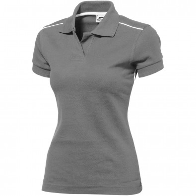 Backhand Damen Poloshirt, grau, XL Backhand Damen Poloshirt, grau, XL