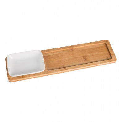 Bambustablett mit Anrichteschale REFLECTS-LIDA Bambustablett mit Anrichteschale REFLECTS-LIDA