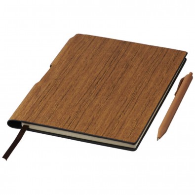 Bardi DIN A5 Notizblock mit Stift, braun Bardi DIN A5 Notizblock mit Stift, braun