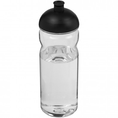 Base Tritan™ 650 ml Sportflasche mit Stülpdeckel, transparent,schwarz Base Tritan™ 650 ml Sportflasche mit Stülpdeckel, transparent,schwarz