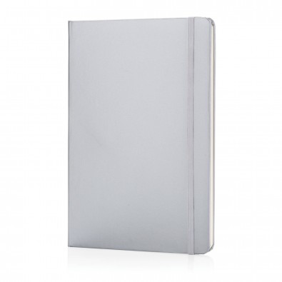 Basic Hardcover Notizbuch DIN A5, silber Basic Hardcover Notizbuch DIN A5, silber
