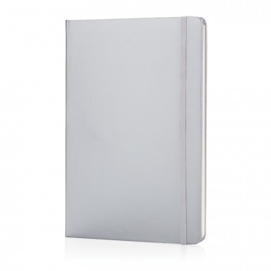 Basic Hardcover Notizbuch DIN A5, silber Basic Hardcover Notizbuch DIN A5, silber