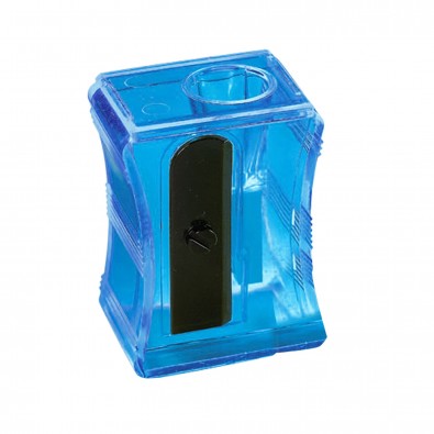 Bleistiftspitzer "Maxi", transparent-blau Bleistiftspitzer "Maxi", transparent-blau