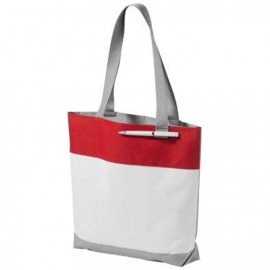 Bloomington Tragetasche, weiss,rot Bloomington Tragetasche, weiss,rot