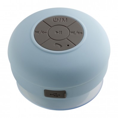 Bluetooth® Duschlautsprecher mit Radio REFLECTS-AVIGNON, hellblau Bluetooth® Duschlautsprecher mit Radio REFLECTS-AVIGNON, hellblau