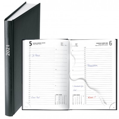 Buchkalender Basic 2020, Schwarz Buchkalender Basic 2020, Schwarz