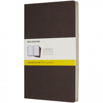 Moleskine Cahier Journal L – kariert, Coffee Brown Moleskine Cahier Journal L – kariert, Coffee Brown