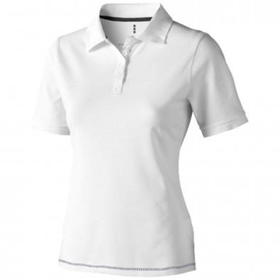 Calgary Poloshirt für Damen, weiss,navy, M Calgary Poloshirt für Damen, weiss,navy, M
