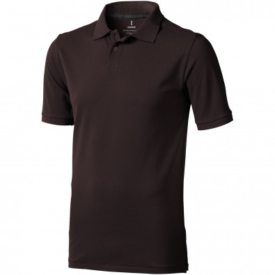 Calgary – Poloshirt für Herren, Chocolate Brown, XS Calgary – Poloshirt für Herren, Chocolate Brown, XS