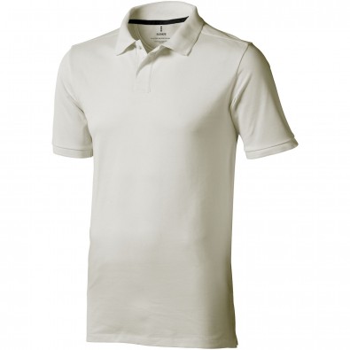 ELEVATE Herren Poloshirt Calgary, hellgrau, XXL ELEVATE Herren Poloshirt Calgary, hellgrau, XXL