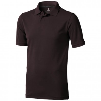 Calgary – Poloshirt für Herren, Chocolate Brown, XS Calgary – Poloshirt für Herren, Chocolate Brown, XS