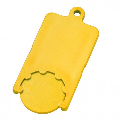 Chip-Schlüsselanhänger Rectangle, standard-gelb Chip-Schlüsselanhänger Rectangle, standard-gelb