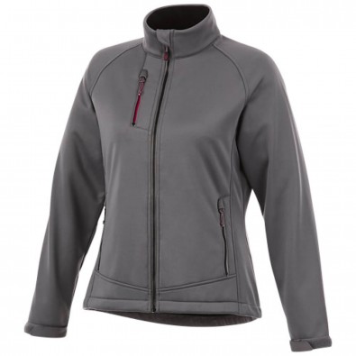 Chuck Softshelljacke für Damen, grau, L Chuck Softshelljacke für Damen, grau, L