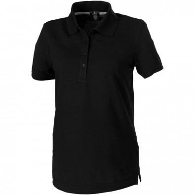 Crandall – Poloshirt für Damen, schwarz, L Crandall – Poloshirt für Damen, schwarz, L
