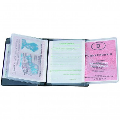 CreativDesign Ausweistasche 5-fach, Schwarz CreativDesign Ausweistasche 5-fach, Schwarz