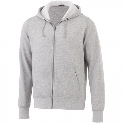 Cypress White Label Kapuzensweatjacke unisex, heather grau, XXXL Cypress White Label Kapuzensweatjacke unisex, heather grau, XXXL