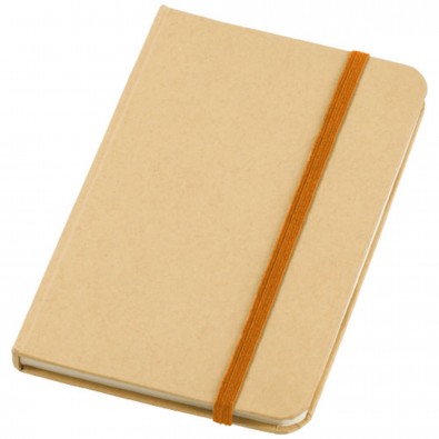 Dictum DIN A6 Notizbuch, natur,orange Dictum DIN A6 Notizbuch, natur,orange