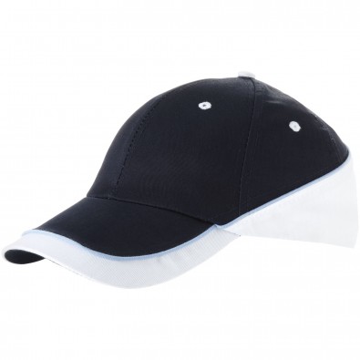 Draw Kappe mit 6 Segmenten, navy,weiss Draw Kappe mit 6 Segmenten, navy,weiss