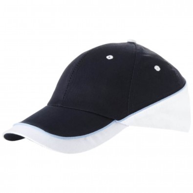 Draw Kappe mit 6 Segmenten, navy,weiss Draw Kappe mit 6 Segmenten, navy,weiss