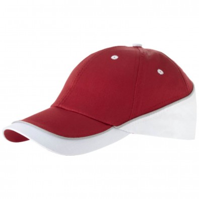 Draw Kappe mit 6 Segmenten, rot,weiss Draw Kappe mit 6 Segmenten, rot,weiss