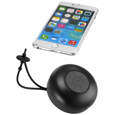 Duke spritzwassergeschützer Bluetooth® Lautsprecher, schwarz Duke spritzwassergeschützer Bluetooth® Lautsprecher, schwarz