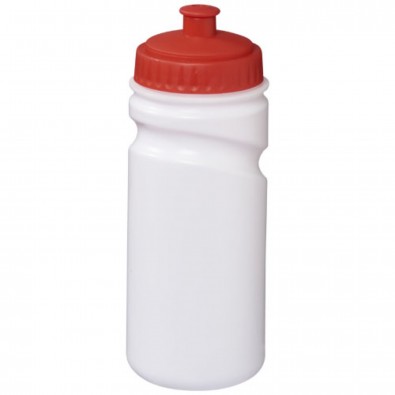 Easy Squeeze 500 ml Sportflasche, weiß,rot Easy Squeeze 500 ml Sportflasche, weiß,rot