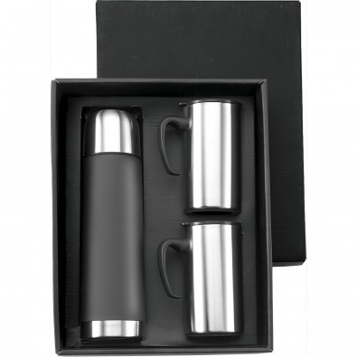 Edelstahl Thermo-Set, Schwarz Edelstahl Thermo-Set, Schwarz