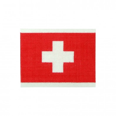 Fantape Rechteck einzeln, Schweiz-Farben Fantape Rechteck einzeln, Schweiz-Farben