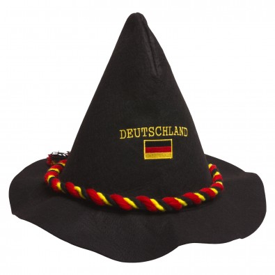 Filzhut Deutschland, schwarz Filzhut Deutschland, schwarz