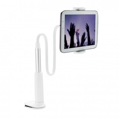 flexibler Smartphone und Tablethalter, weiß flexibler Smartphone und Tablethalter, weiß