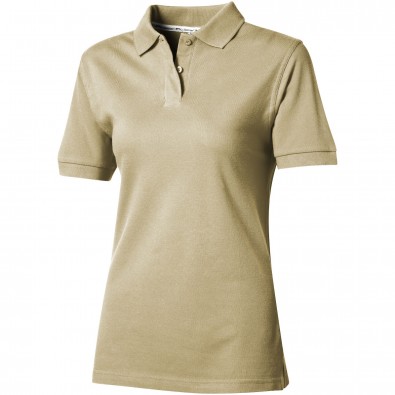 Forehand Damen Poloshirt, khaki, S Forehand Damen Poloshirt, khaki, S