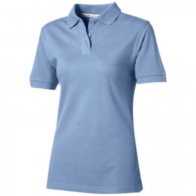 Forehand Poloshirt für Damen, hellblau, L Forehand Poloshirt für Damen, hellblau, L