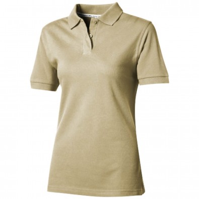 Forehand Damen Poloshirt, khaki, S Forehand Damen Poloshirt, khaki, S