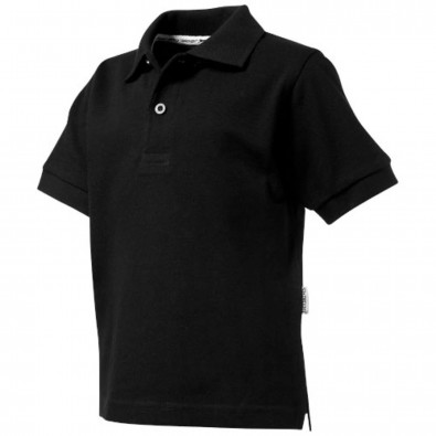 Forehand Kinder Poloshirt, schwarz, 140 Forehand Kinder Poloshirt, schwarz, 140