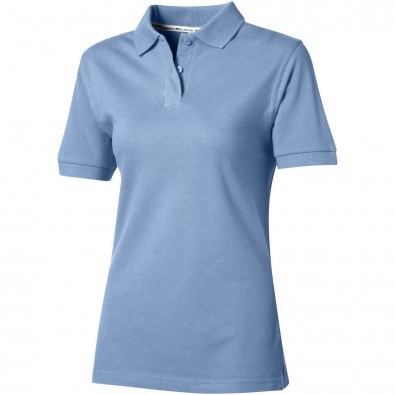 Forehand Poloshirt für Damen, hellblau, L Forehand Poloshirt für Damen, hellblau, L