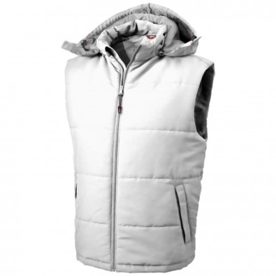 Gravel Bodywarmer mit Kapuze, weiss, XL Gravel Bodywarmer mit Kapuze, weiss, XL