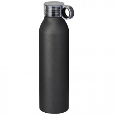 Grom 650 ml Aluminium Sportflasche, schwarz Grom 650 ml Aluminium Sportflasche, schwarz