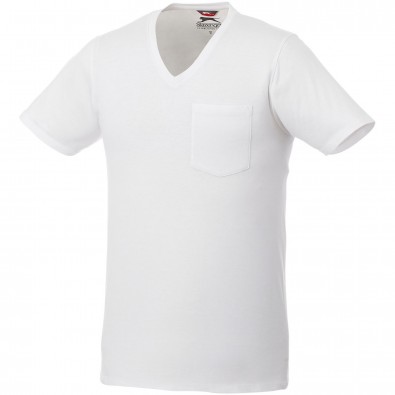 Gully T-Shirt mit Tasche für Herren, weiss, M Gully T-Shirt mit Tasche für Herren, weiss, M
