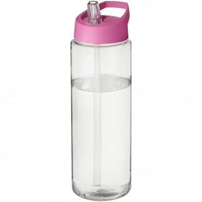 H2O Vibe 850 ml Sportflasche mit Ausgussdeckel, transparent,rosa H2O Vibe 850 ml Sportflasche mit Ausgussdeckel, transparent,rosa