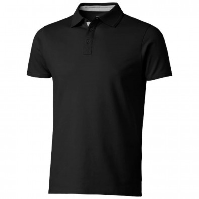 Hacker Poloshirt für Herren, schwarz,grau, S Hacker Poloshirt für Herren, schwarz,grau, S