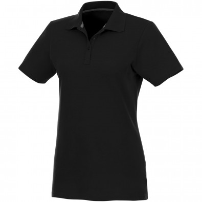 Helios Kurzarm Poloshirt für Damen, schwarz, L Helios Kurzarm Poloshirt für Damen, schwarz, L