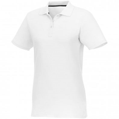 Helios Kurzarm Poloshirt für Damen, weiss, 4XL Helios Kurzarm Poloshirt für Damen, weiss, 4XL