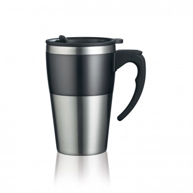 Highland Isolierbecher, grau,silber Highland Isolierbecher, grau,silber