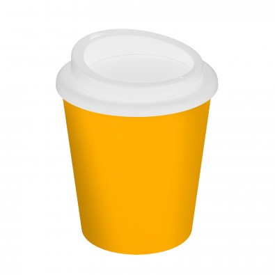 Kaffeebecher Premium small, standard-gelb Kaffeebecher Premium small, standard-gelb