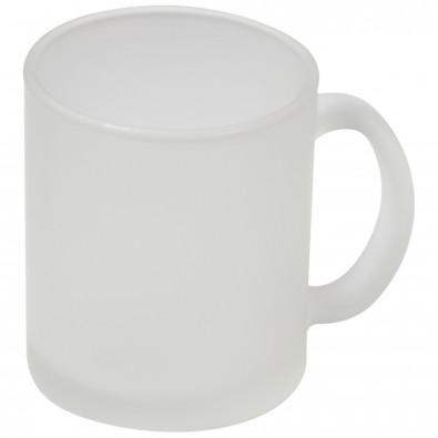 Kaffeetasse weiß gefrostet, 300 ml, transparent Kaffeetasse weiß gefrostet, 300 ml, transparent