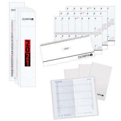 Kalender-Spar-Set 101-tlg. Weiß Kalender-Spar-Set 101-tlg. Weiß