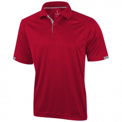 Kiso Poloshirt cool fit für Herren, rot, M Kiso Poloshirt cool fit für Herren, rot, M