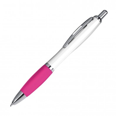 Kugelschreiber aus Kunststoff, pink Kugelschreiber aus Kunststoff, pink